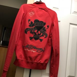 Ed Hardy “Love Kills Slowly” Red Jacket